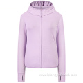 Women's Hoodie Zip Long Sleeve Shirts Sun-Proof Clothing